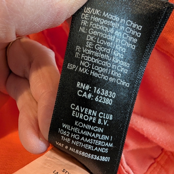 Liverpool Los Angeles Orange Jeans Jacket. Sz. Large - Picture 7 of 12